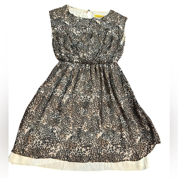 Alice + Olivia Silk Leopard Print Mini Dress SZ XS Evening Wear Classy Dress - Picture 10 of 13